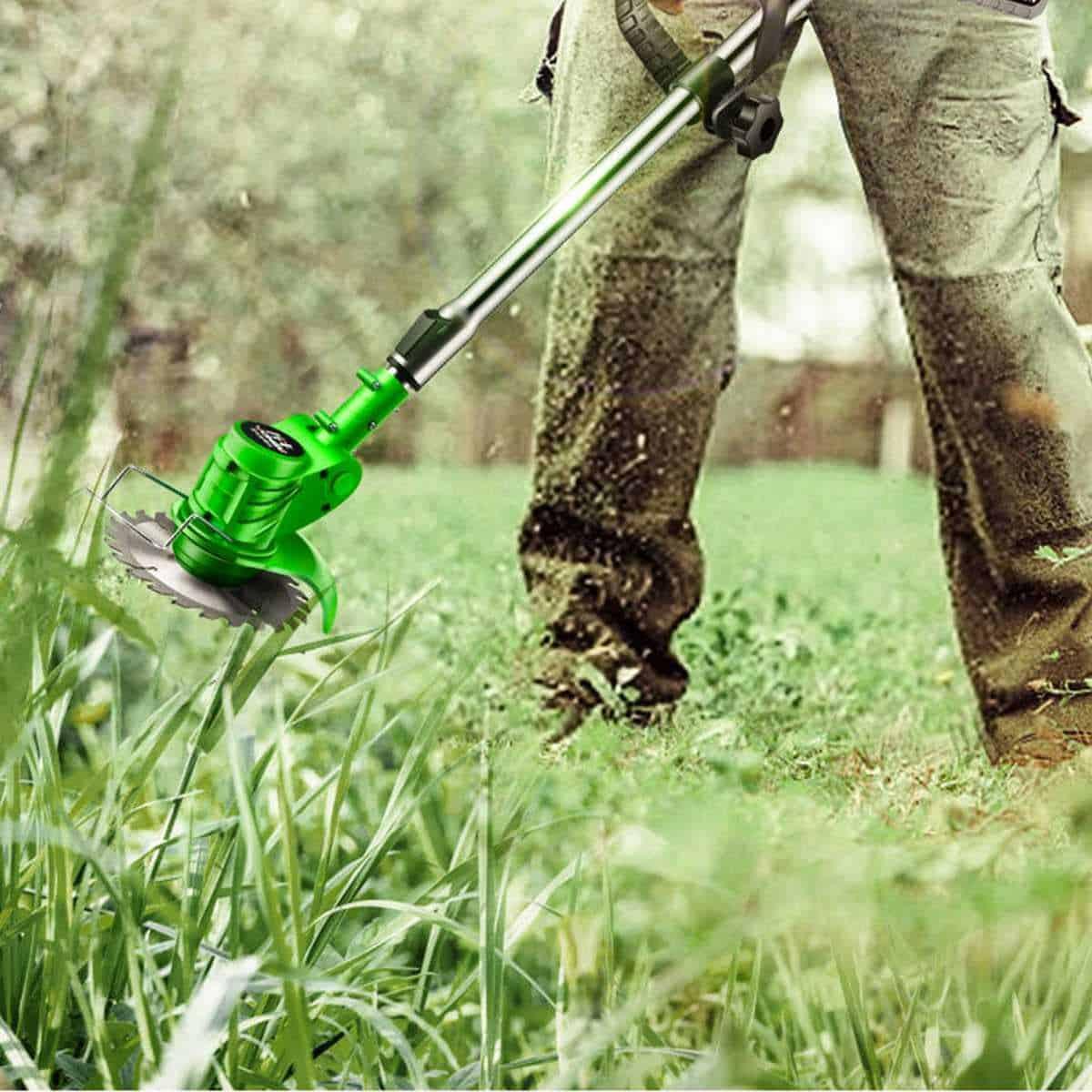 Motocoasa Electrica Portabila tip Trimmer, 2 Acumulatori