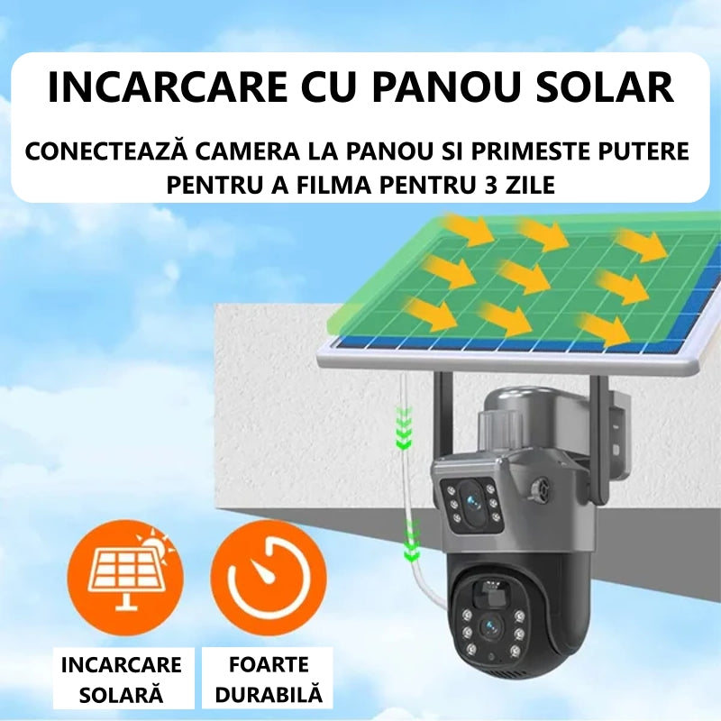 camera cu incarcare solara