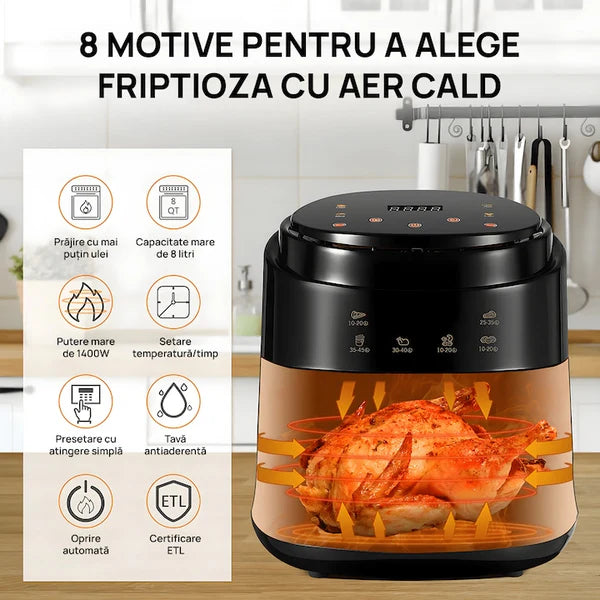 air fryer friteuza aer cald