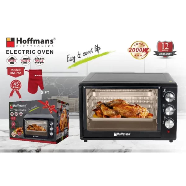 cuptor electric 45L hoffmans