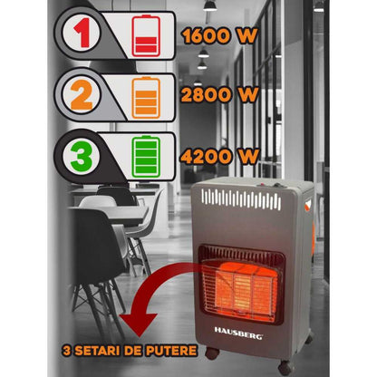 soba electrica sistem incalzire gaz