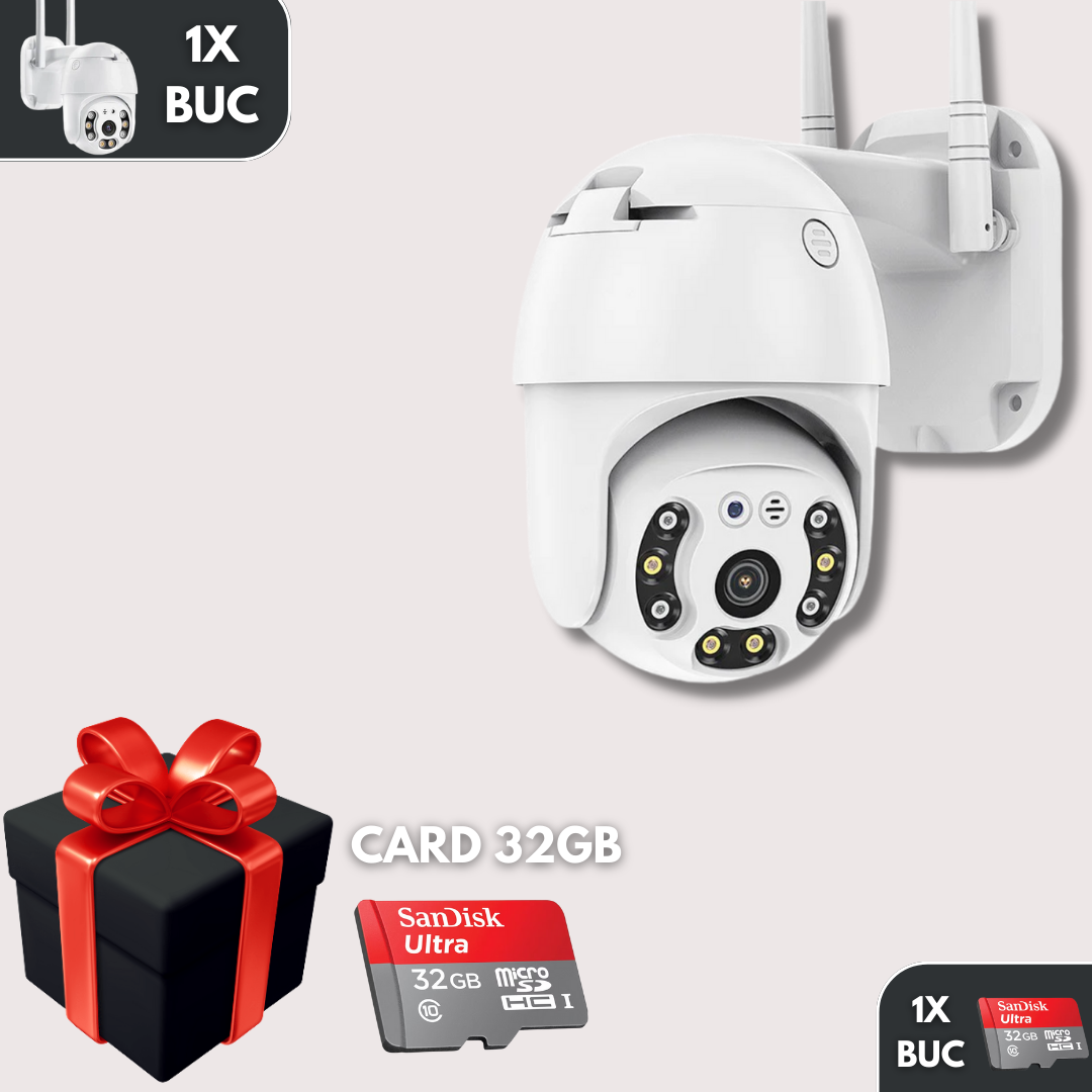 Camera Smart IP Wireless, card 32GB inclus